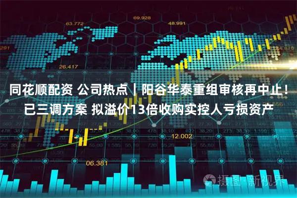 同花顺配资 公司热点｜阳谷华泰重组审核再中止！已三调方案 拟溢价13倍收购实控人亏损资产