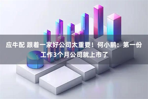 应牛配 跟着一家好公司太重要！何小鹏：第一份工作3个月公司就上市了
